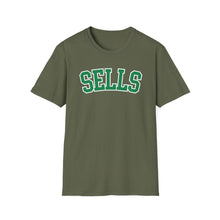 Load image into Gallery viewer, Sells Adult College Block Super Soft T-Shirt