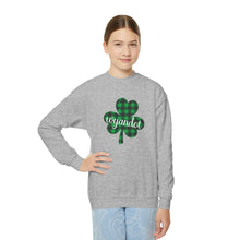 Load image into Gallery viewer, Wyandot Shamrock Youth Crewneck Sweatshirt