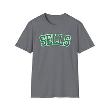 Load image into Gallery viewer, Sells Adult College Block Super Soft T-Shirt