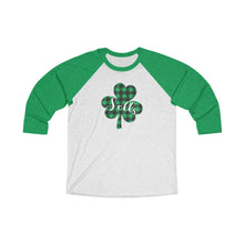 Load image into Gallery viewer, Sells Plaid Shamrock Baseball Tee