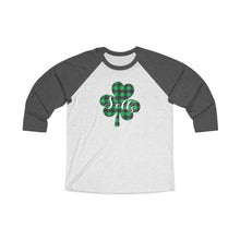 Load image into Gallery viewer, Sells Plaid Shamrock Baseball Tee