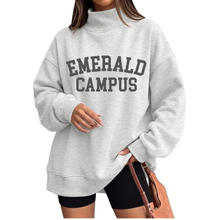 Load image into Gallery viewer, Emerald Campus Mockneck