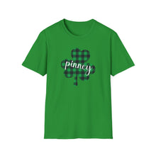 Load image into Gallery viewer, Pinney Plaid Shamrock Jersey Short Sleeve Tee