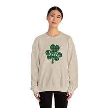Load image into Gallery viewer, Sells Plaid Shamrock Adult Crewneck