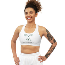 Load image into Gallery viewer, Dublin Golf Logo Seamless Sports Bra (AOP)