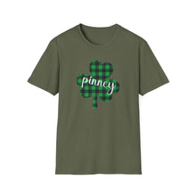 Load image into Gallery viewer, Pinney Plaid Shamrock Jersey Short Sleeve Tee