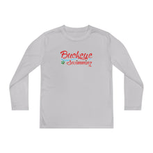 Load image into Gallery viewer, Buckeye Swimming Youth Long Sleeve Competitor Tee
