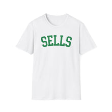 Load image into Gallery viewer, Sells Adult College Block Super Soft T-Shirt