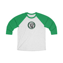 Load image into Gallery viewer, Chapman Wolfhounds Logo 3/4 Raglan Teacher Tee
