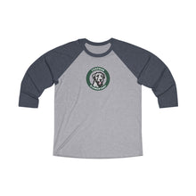 Load image into Gallery viewer, Chapman Wolfhounds Logo 3/4 Raglan Teacher Tee