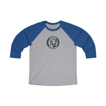 Load image into Gallery viewer, Chapman Wolfhounds Logo 3/4 Raglan Teacher Tee