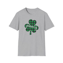 Load image into Gallery viewer, Pinney Plaid Shamrock Jersey Short Sleeve Tee