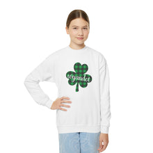 Load image into Gallery viewer, Wyandot Shamrock Youth Crewneck Sweatshirt