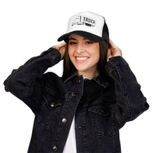 Load image into Gallery viewer, DJMB Band Loading Crew Trucker Hat with Truck Embroidery, Adjustable Foam Cap