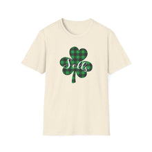 Load image into Gallery viewer, Sells Plaid Shamrock ADULT Super Soft T-Shirt