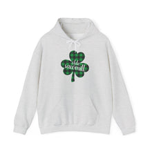 Load image into Gallery viewer, Olde Sawmill Plaid Shamrock ADULT Hooded Sweatshirt