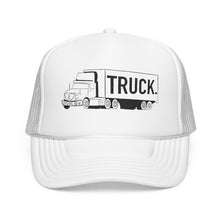 Load image into Gallery viewer, DJMB Band Loading Crew Trucker Hat with Truck Embroidery, Adjustable Foam Cap