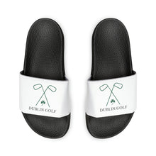 Load image into Gallery viewer, Dublin Golf Logo Women's PU Slide Sandals
