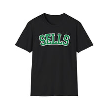 Load image into Gallery viewer, Sells Adult College Block Super Soft T-Shirt