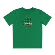 Load image into Gallery viewer, Wyandot Youth Shamrock Moisture Wicking Tee