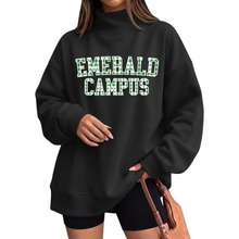 Load image into Gallery viewer, Emerald Campus Mockneck