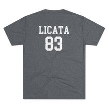 Load image into Gallery viewer, Licata Football Unisex Tri-Blend Crew Tee