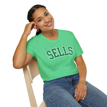 Load image into Gallery viewer, Sells Adult College Block Super Soft T-Shirt
