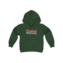 Load image into Gallery viewer, Buckeye Swimming Youth Super Soft Hooded Sweatshirt