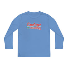 Load image into Gallery viewer, Buckeye Swimming Youth Long Sleeve Competitor Tee