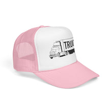 Load image into Gallery viewer, DJMB Band Loading Crew Trucker Hat with Truck Embroidery, Adjustable Foam Cap