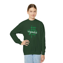 Load image into Gallery viewer, Wyandot Shamrock Youth Crewneck Sweatshirt
