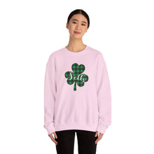 Load image into Gallery viewer, Sells Plaid Shamrock Adult Crewneck