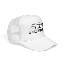 Load image into Gallery viewer, DJMB Band Loading Crew Trucker Hat with Truck Embroidery, Adjustable Foam Cap