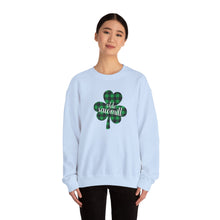 Load image into Gallery viewer, Olde Sawmill Plaid Shamrock Adult Super Soft Crewneck Sweatshirt