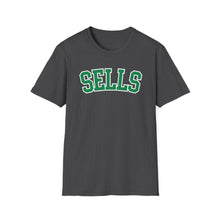 Load image into Gallery viewer, Sells Adult College Block Super Soft T-Shirt
