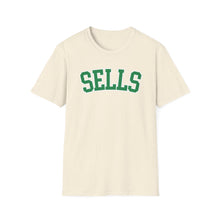 Load image into Gallery viewer, Sells Adult College Block Super Soft T-Shirt