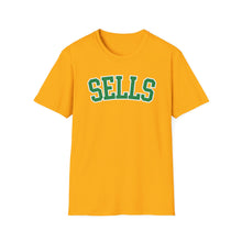 Load image into Gallery viewer, Sells Adult College Block Super Soft T-Shirt