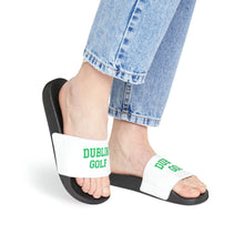 Load image into Gallery viewer, Dublin Golf Women's Collegiate Slide Sandals
