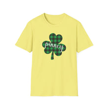 Load image into Gallery viewer, Pinney Plaid Shamrock Jersey Short Sleeve Tee