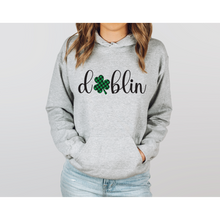 Load image into Gallery viewer, Dublin Script ADULT Hooded Sweatshirt