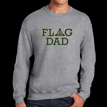 Load image into Gallery viewer, Dublin Jerome Marching Band Flag Dad Super Soft Crewneck Sweatshirt