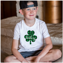 Load image into Gallery viewer, Bailey YOUTH Shamrock Tee