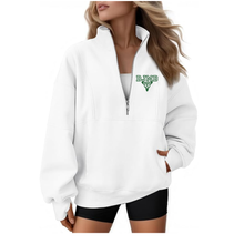Load image into Gallery viewer, Dublin Jerome Marching Band Womens Quarter Zip Oversized Sweatshirts