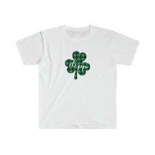 Load image into Gallery viewer, Depp Plaid Shamrock ADULT Super Soft T-Shirt