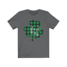 Load image into Gallery viewer, Glacier Ridge Plaid Shamrock ADULT Tee
