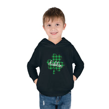 Load image into Gallery viewer, Dublin Shamrock Toddler Pullover Fleece Hoodie