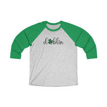 Load image into Gallery viewer, Dublin Script ADULT Baseball Tee