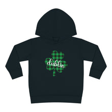 Load image into Gallery viewer, Dublin Shamrock Toddler Pullover Fleece Hoodie