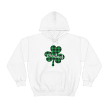 Load image into Gallery viewer, Preschool Plaid Shamrock ADULT Hooded Sweatshirt