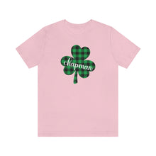 Load image into Gallery viewer, Chapman Plaid Shamrock Adult Tee